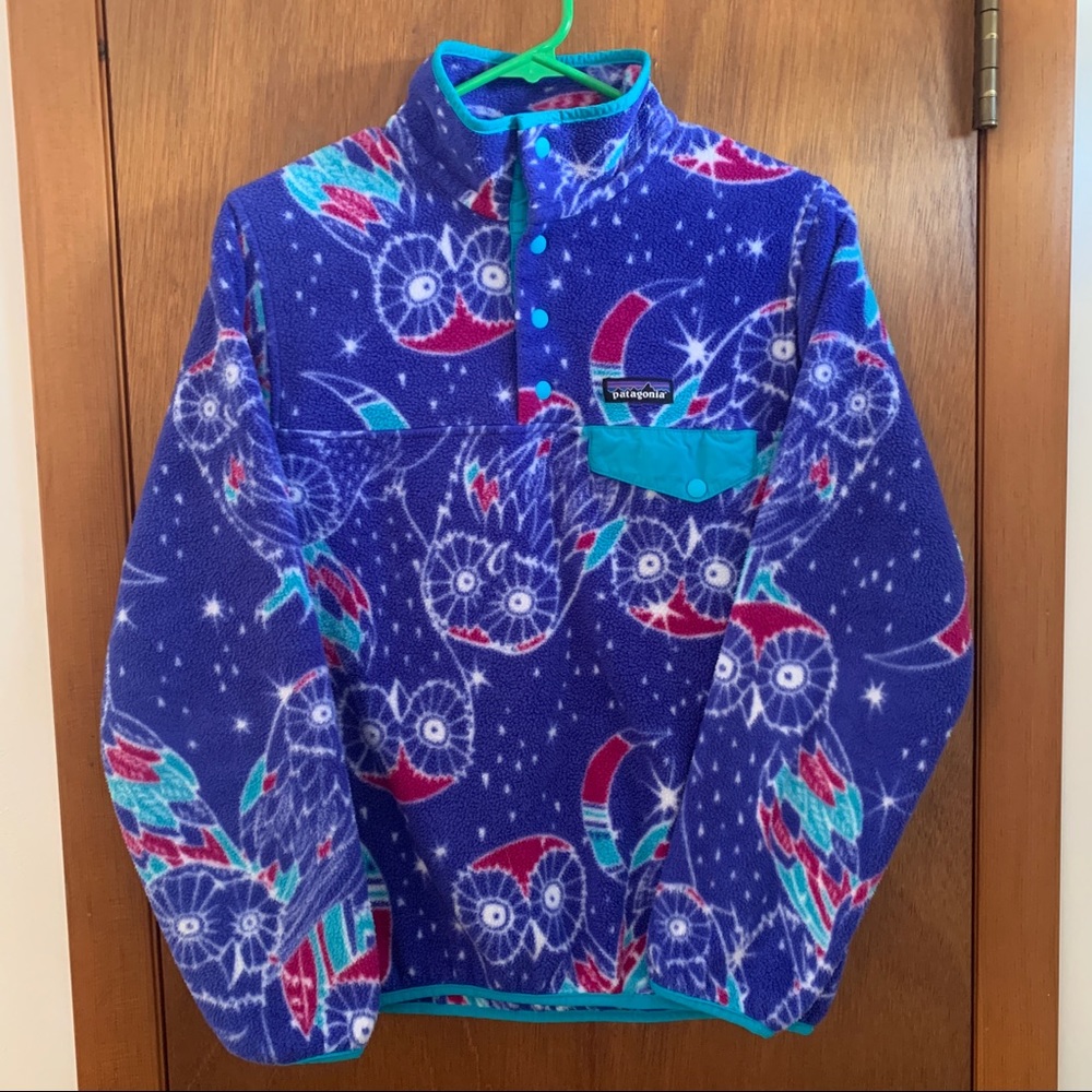 Patagonia Harvest Moon Blue Synchilla Snap-T Small - Picture 1 of 7
